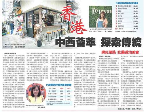 香港中西薈萃探索傳統  (工商時報)