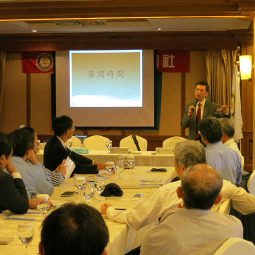 HKETCO Director attends Rotary Club of Taipei Chung Chu's luncheon