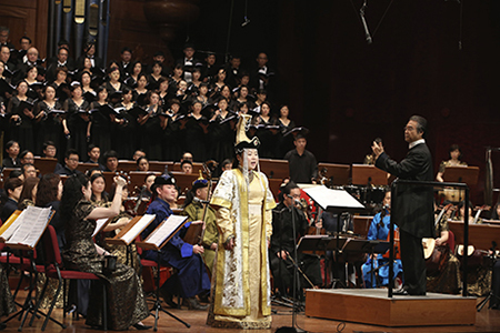 Hong Kong Chinese Orchestra put on Genghis Khan at Taipei