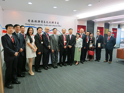 Taiwan's Creative and Cultural Mission of the Chinese General Chamber of Commerce visits HKETCO