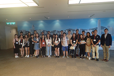 Hong Kong youth visited HKETCO