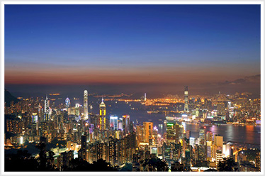 香港晚上景色